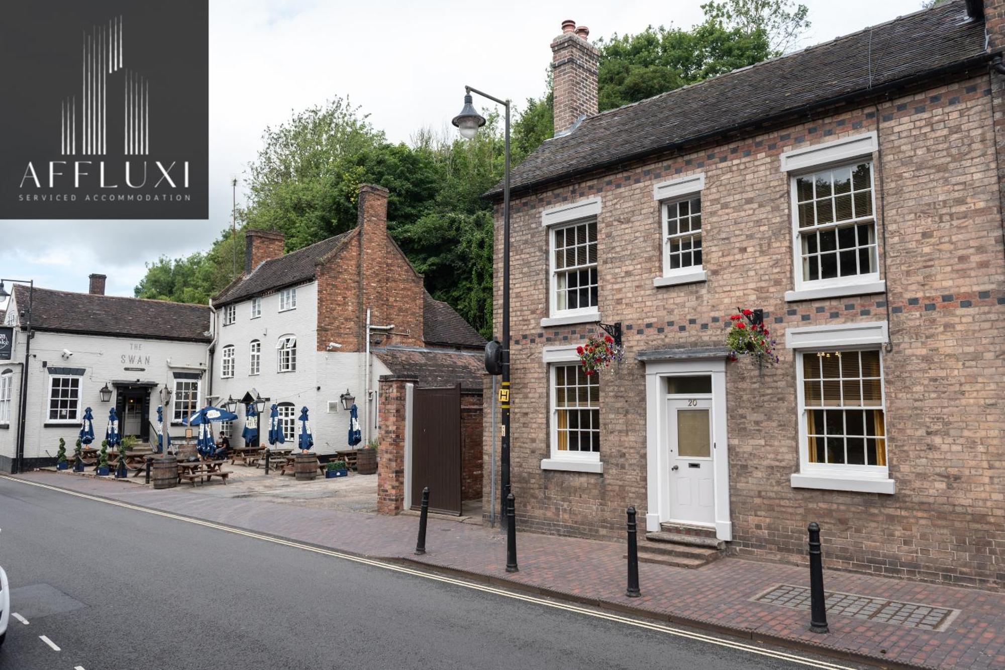 Ironbridge Riverside Hot Tub Retreat Sleeps 8 Bagian luar foto