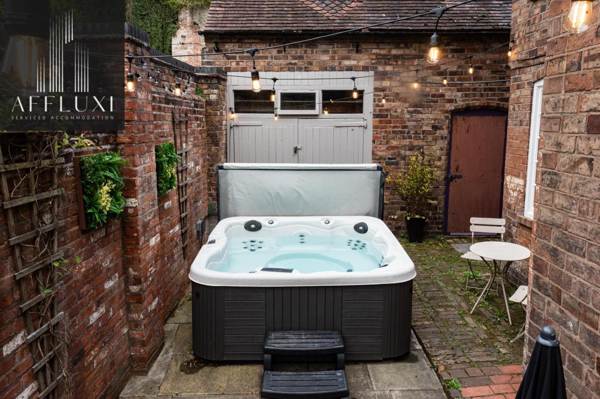 Ironbridge Riverside Hot Tub Retreat Sleeps 8 Bagian luar foto